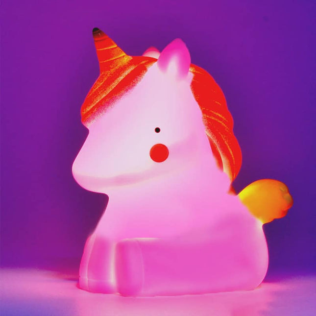 Mini LED noční světlo jednorožec