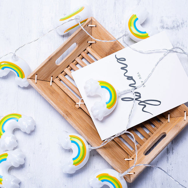 Dětský světelný řetěz LED s duhami