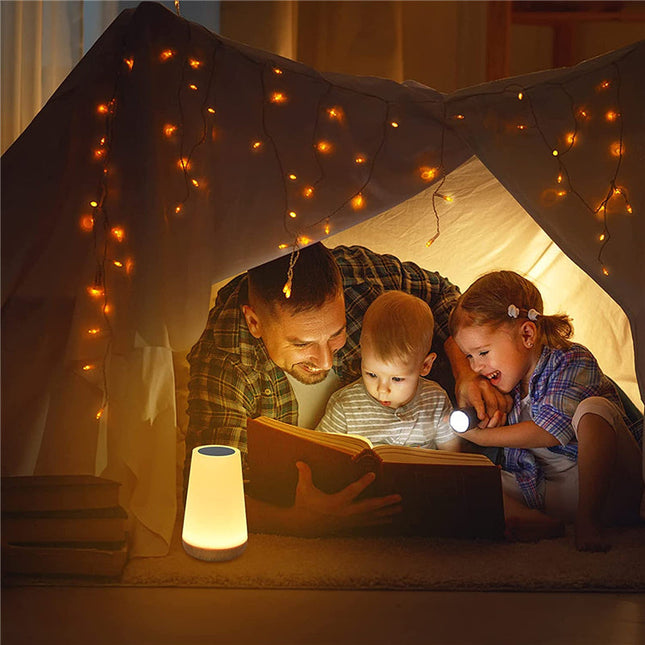 Dotyková noční lampička RGB měnící barvy