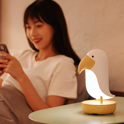 Dekorativní LED noční světlo tvaru ptáka