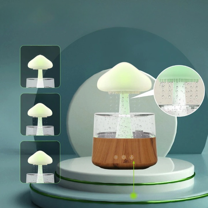 Aroma difuzér a lampička v designu houby