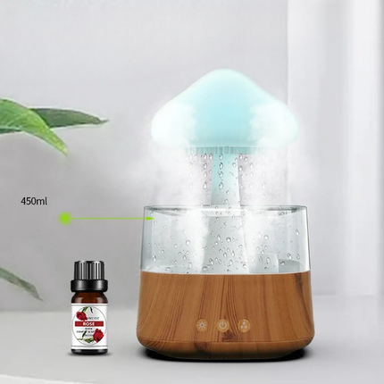 Aroma difuzér a lampička v designu houby