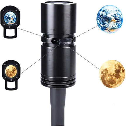 Noční projektor měsíc a země