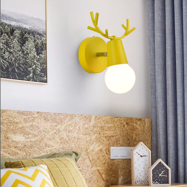Dětská nástěnná lampa ve tvaru jelena