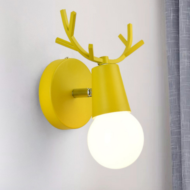 Dětská nástěnná lampa ve tvaru jelena