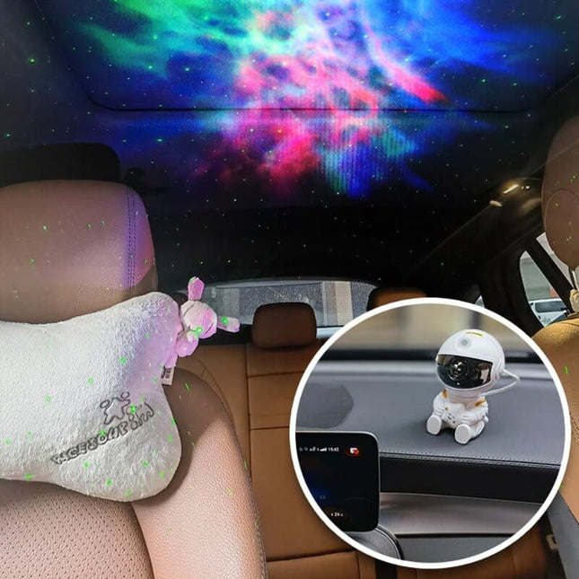 Bílý astronaut projektor hvězdné oblohy LED