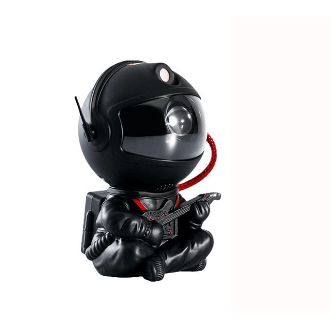 Černý astronaut projektor hvězdné oblohy