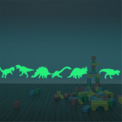 Svítící samolepky na zeď dinosauři