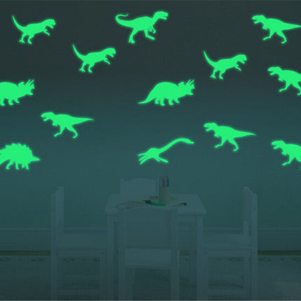 Svítící samolepky na zeď dinosauři