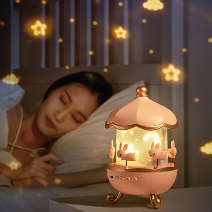 Rotační projektor hvězd s Bluetooth reproduktorem