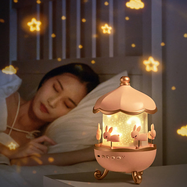 Rotační projektor hvězd s Bluetooth reproduktorem