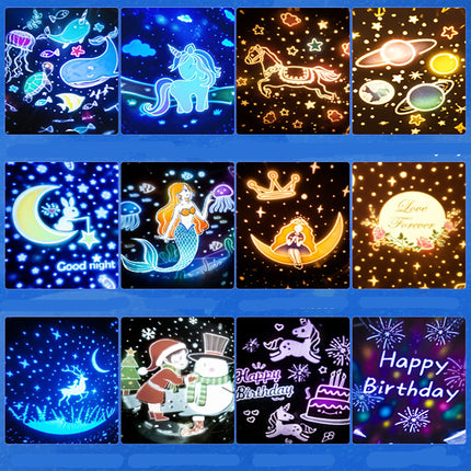 Rotační projektor hvězd s Bluetooth reproduktorem