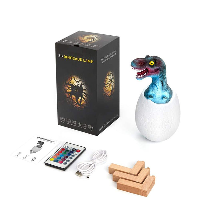 Dětské noční světlo dinosaurus ve vejci