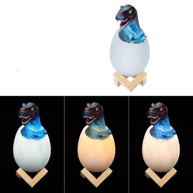Dětské noční světlo dinosaurus ve vejci