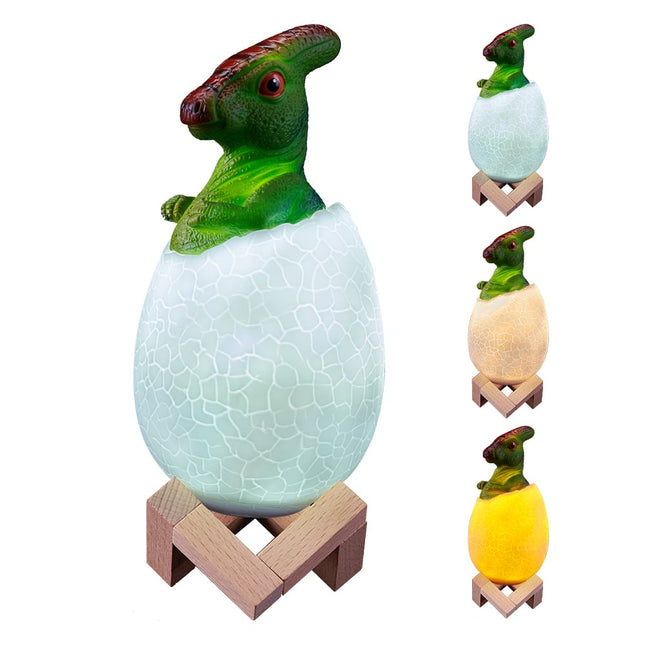 Dětské noční světlo dinosaurus ve vejci