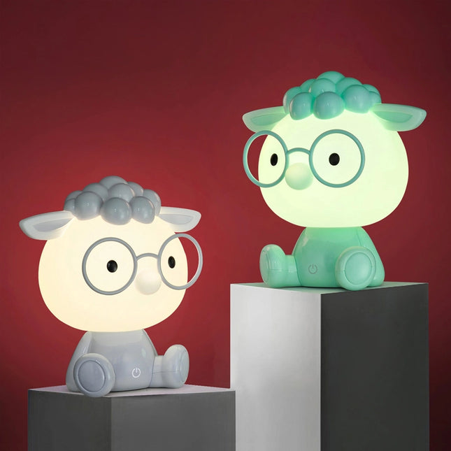 Roztomilá noční lampička ovečka LED USB