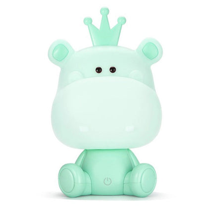 Dětská noční lampička hroch LED USB