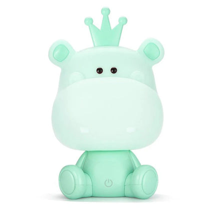 Dětská noční lampička hroch LED USB