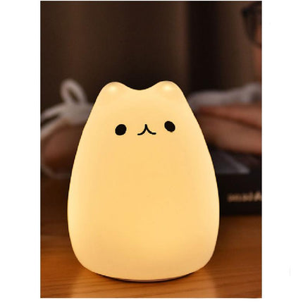 Nabíjecí noční lampička kočka pro děti