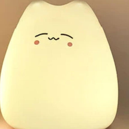 Silikonová noční lampička roztomilé koťátko