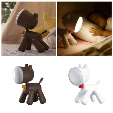 Dobíjecí dotyková lampička pejsek pro děti