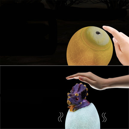 Noční lampička dinosaurus líhnoucí se z vejce