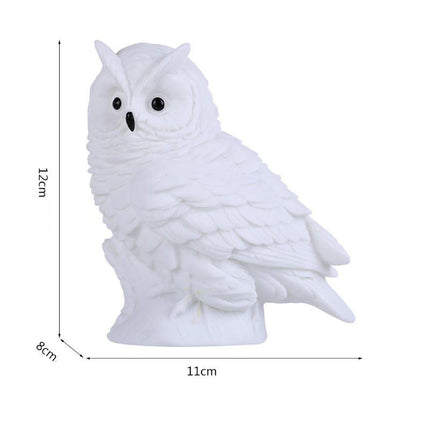 Silikonová noční lampička sova na stůl