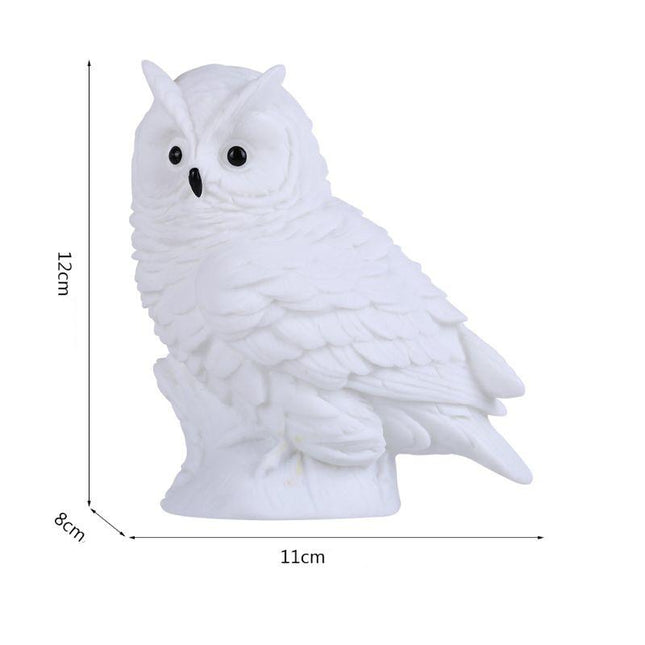 Silikonová noční lampička sova na stůl