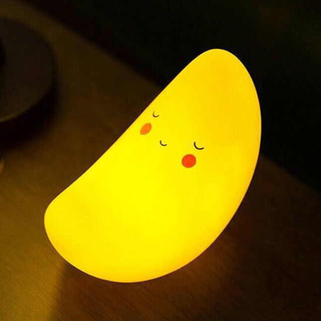 Dětská LED noční lampička měsíc