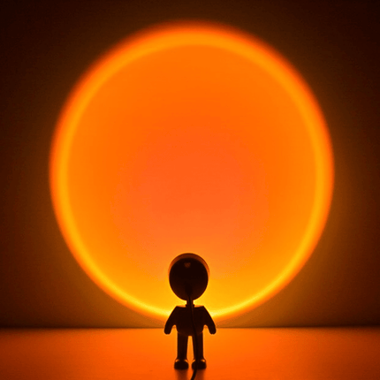 Robotický LED projektor západu slunce