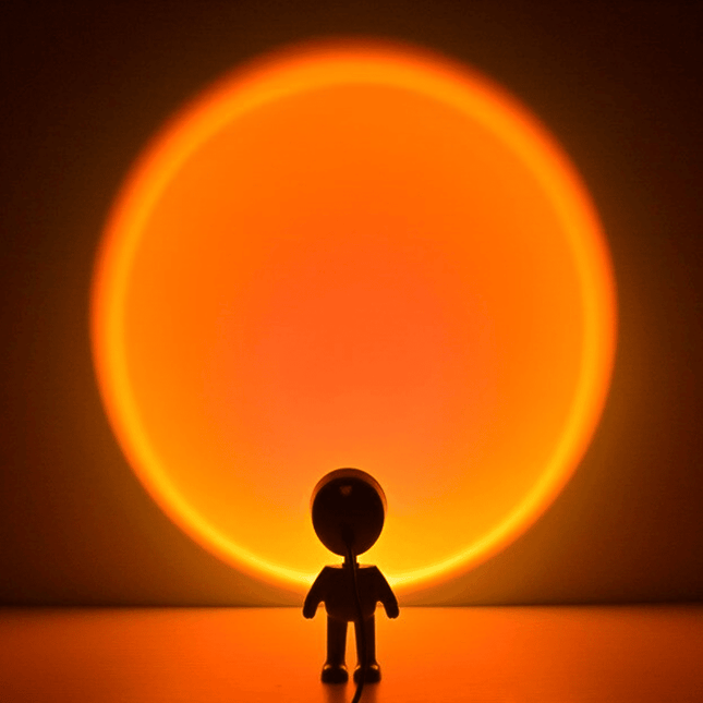 Robotický LED projektor západu slunce