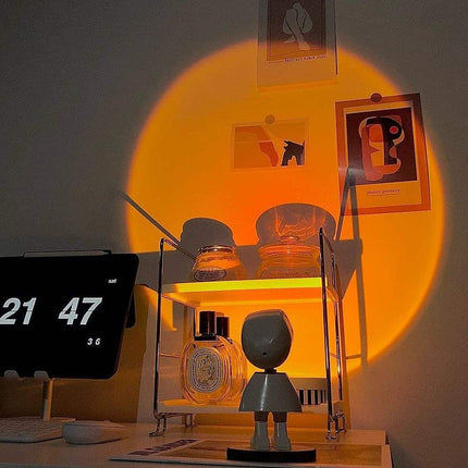 Robotický LED projektor západu slunce