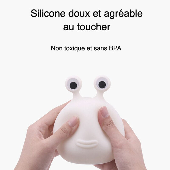 Nabíjecí dotyková lampička šnek na kojení