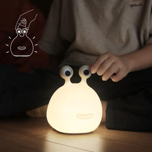 Nabíjecí dotyková lampička šnek na kojení