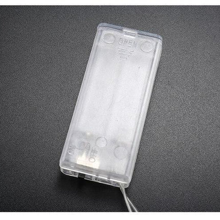 Bílý LED světelný řetěz hvězdičky