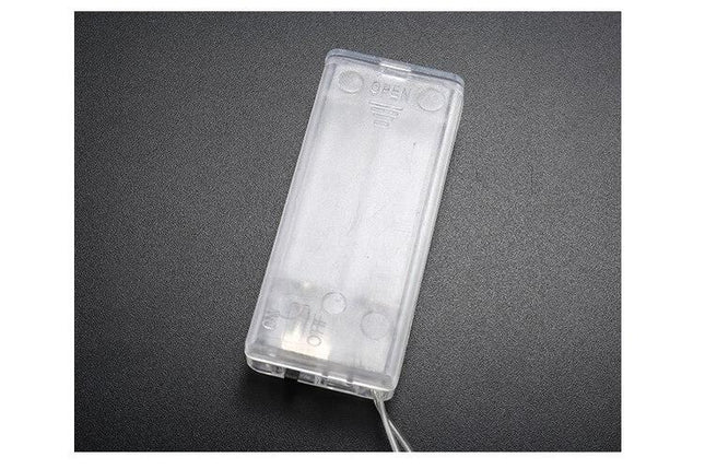 Bílý LED světelný řetěz hvězdičky