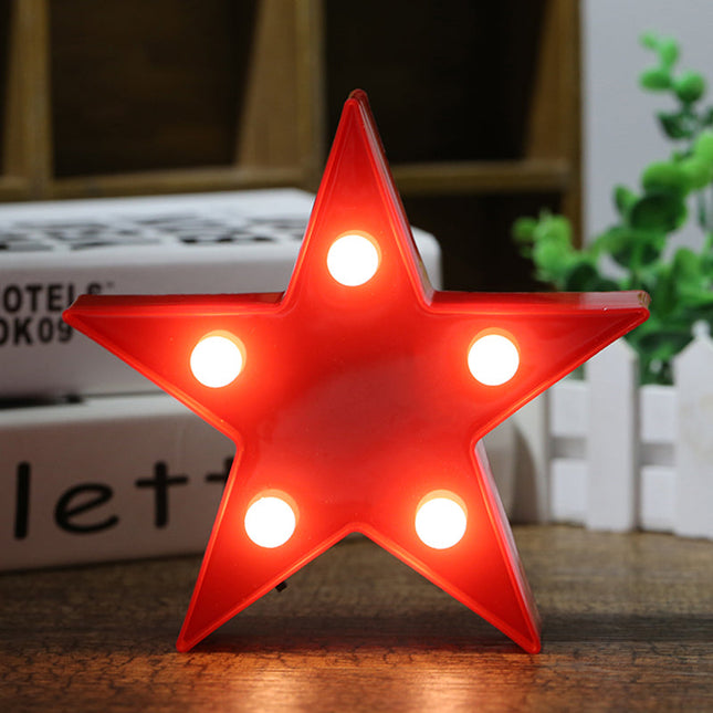 Dekorativní LED lampa ve tvaru hvězdy