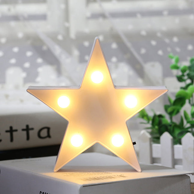 Dekorativní LED lampa ve tvaru hvězdy
