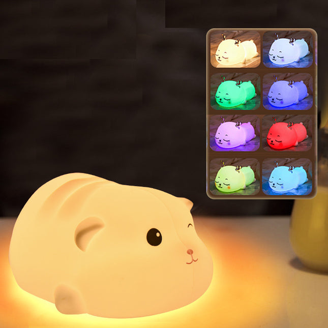 Dětská noční lampička spící křeček