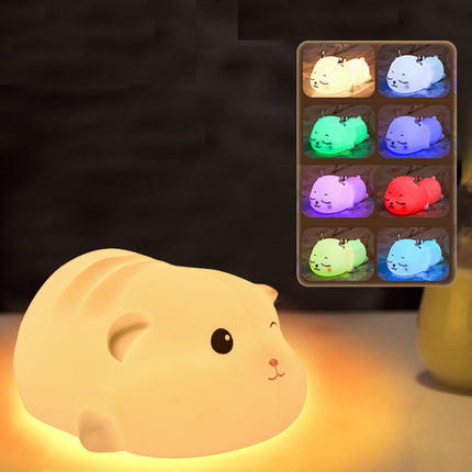 Dětská noční lampička spící křeček