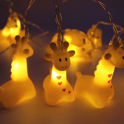 Dekorační LED řetěz do pokoje žirafy