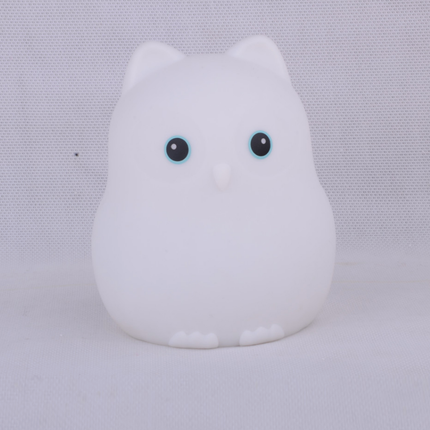 Silikonová lampička sova s ovladačem