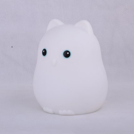 Silikonová lampička sova s ovladačem