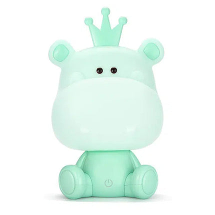 Dětská dotyková noční lampička hroch