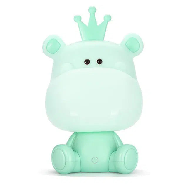 Dětská dotyková noční lampička hroch