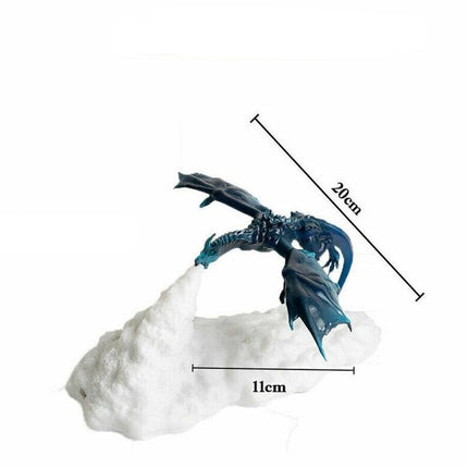 3D tištěná lampa drak chrlící oheň