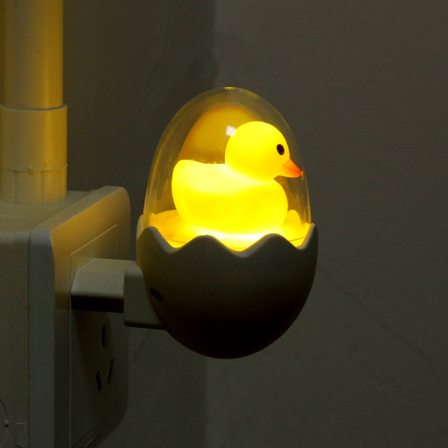 Žlutá LED lampička káčátko s ovladačem