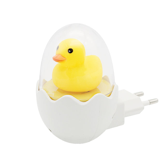 Žlutá LED lampička káčátko s ovladačem