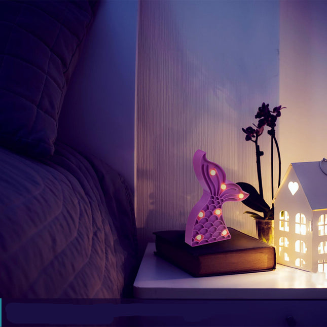 LED dekorační světlo ocas mořské panny
