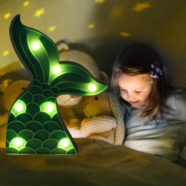 LED dekorační světlo ocas mořské panny